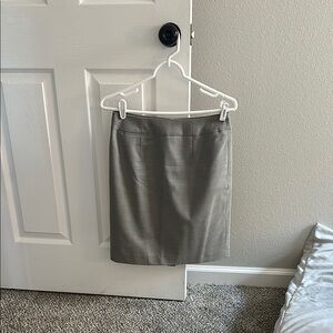 Calvin Klein Gray Pencil Skirt Knee-Length Workwear